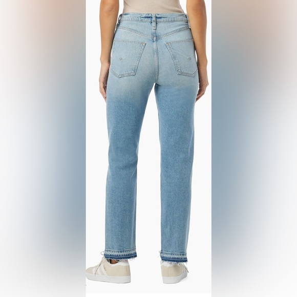 Hudson Jade High Rise Straight Loose Fit Distressed Jeans Asteroid Size 27 - Picture 2 of 12